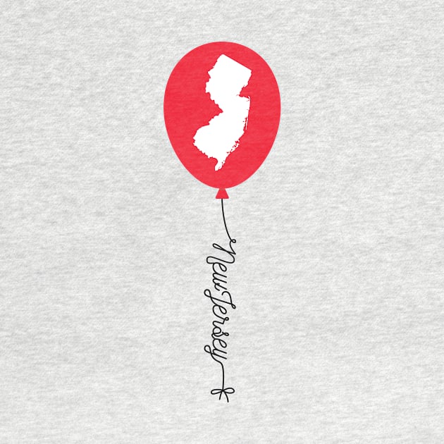 New Jersey State Balloon by InspiredQuotes